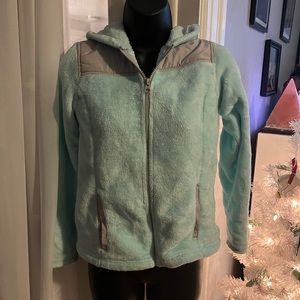 Youth size 14 teal and gray SO zip up hoody